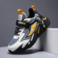 Kids Lightweight Mesh Walking Sneakers - Hook and Loop Casual Shoes