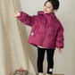 Kids Hooded Cotton Padded Down Coat - Warm Winter Outerwear