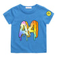 Kids Donut Graphic T-Shirt - Cotton Summer Short Sleeve Top