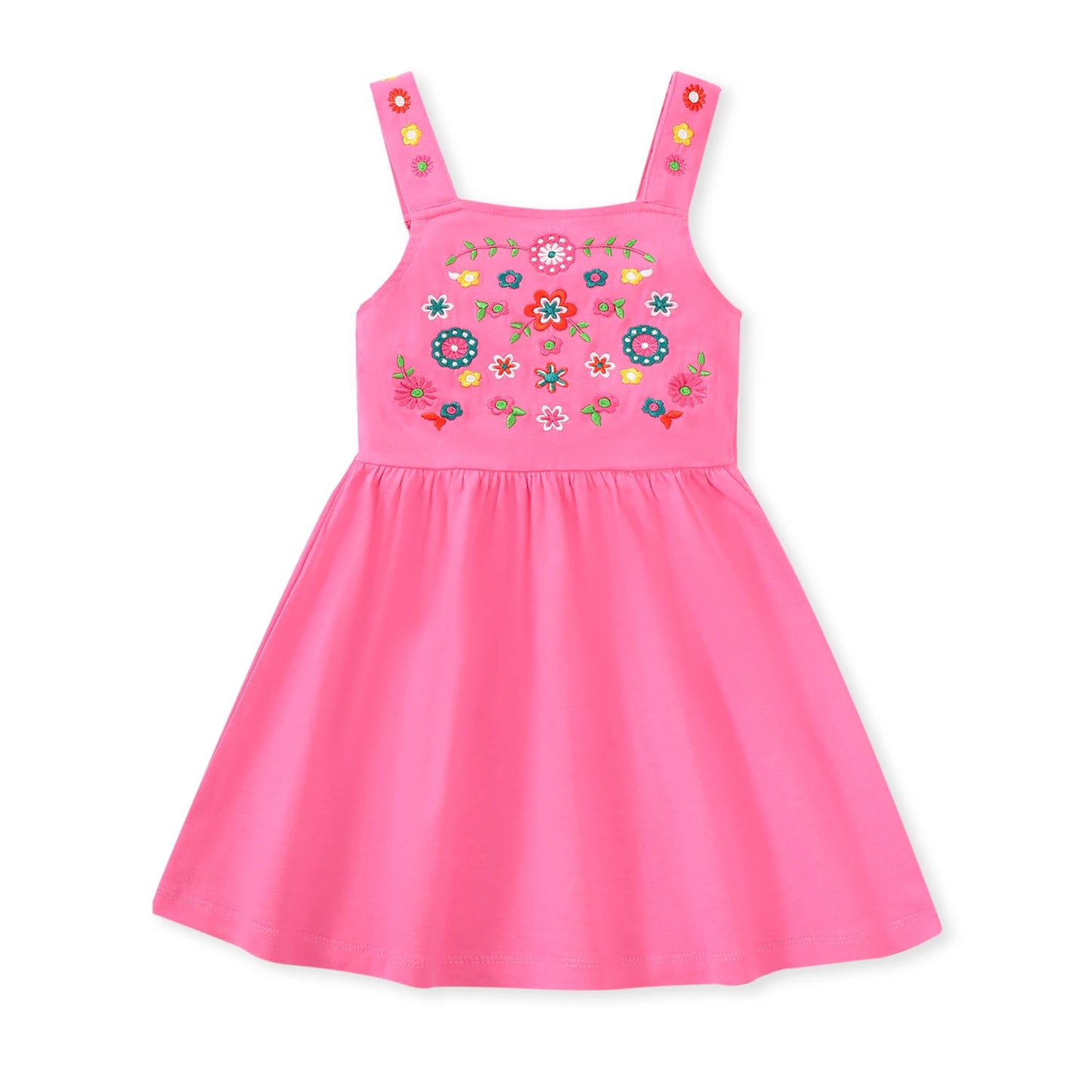 Baby Girls Cotton Summer Dress - Lovely Toddler Style