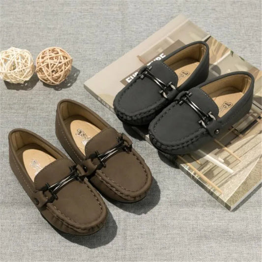Kids Soft Slip-On Loafers - Casual Autumn Flats