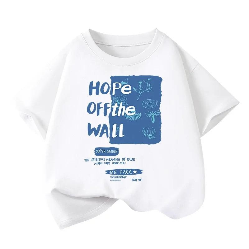 Boys Car Cartoon T-Shirt - Loose Short Sleeve Summer Tee
