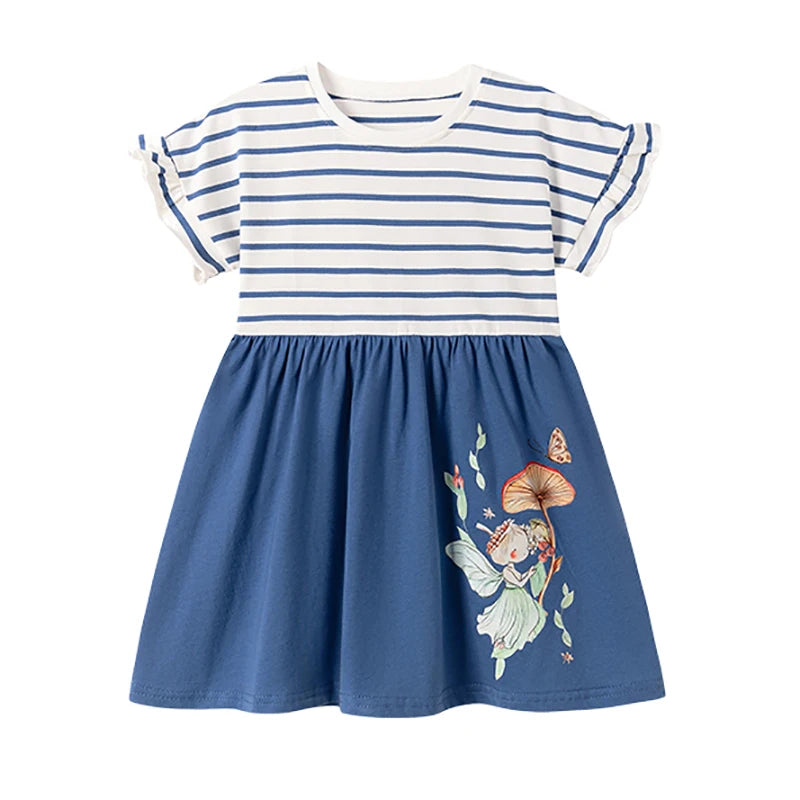 Baby Girls Cotton Summer Dress - Lovely Toddler Style